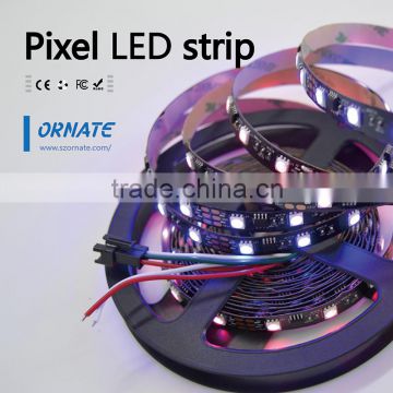 addressable 60 LEDs rgb LED Strip SK6812/ws2812b ,TM1914,SM 16703 /WS2811 waterproof 12v /5v