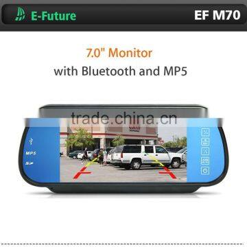 7inch bluetooth rearview car monitor with USB SD card,Made-In-China