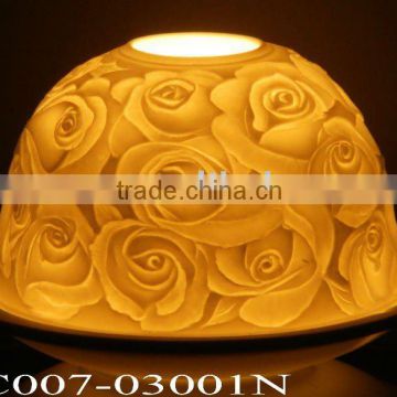 Rose Shapes Wedding Candle - BC007-03001N