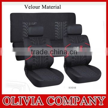 Universal velour car seat cover