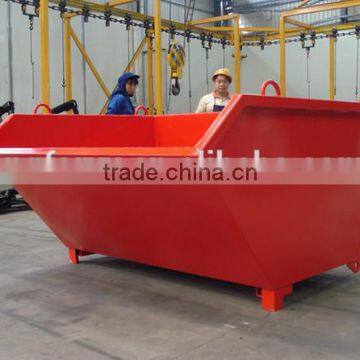 forklift storage bin dumpster tipper bin