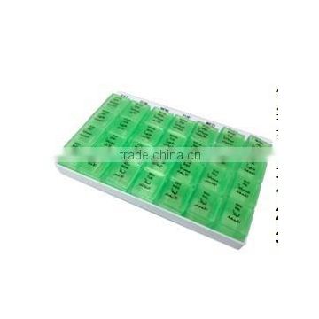 popular 7 Day Plastic Pill Box/Weekly Pill box/Travel Pill Case