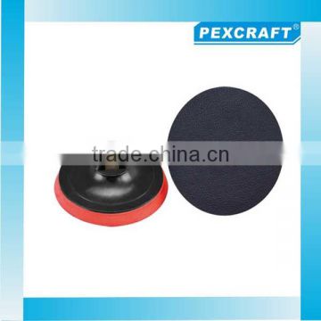 115mm, M14X2 thread, Plastic Backing Pad with hook and loop , Black hook and loop,Red EVA 10mm thickness