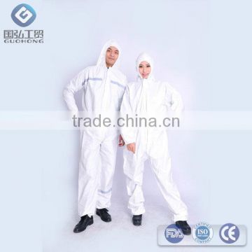 microporous coverall 50g/55g,overol desechable ,disposable coverall with hood