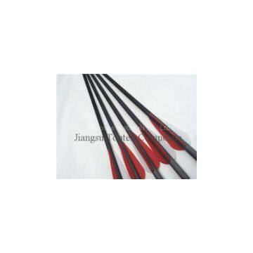 carbon fiber arrow with demanded length, pure carbon archery arrow