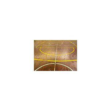 Smooth Recycled Sports Wooden Flooring , Indoor Hardwood Basketball Court