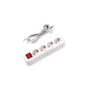4 gang  extension socket with switch