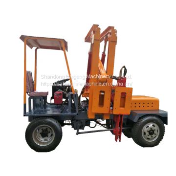 Highway Road Guardrail Hydraulic Pile Driver for Sale