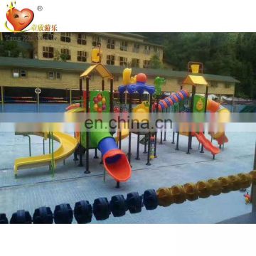 Alibaba Trade Assurance galvanized Steel and Fiberglass Pool Water Park Water Slides for pools