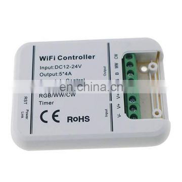 DC12-24V Strip Light 5CH LED Controller wifi 5 Channel Smart phone APP control