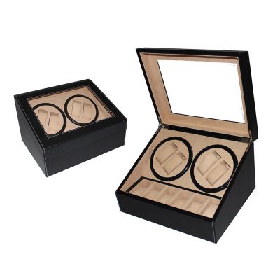 Automatic Motor Rotating Wooden Watch Case Watch Display Case
