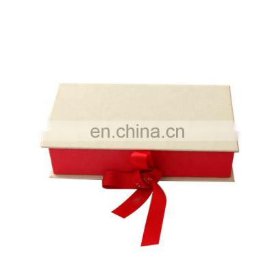 High-end Custom Hot Stamped Logo Eyelashes Paper Box Matt White Gift Box with Magnetic Closure