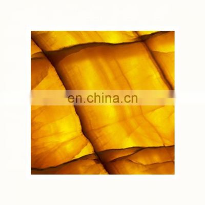 Yellow honey onyx marble slabs , translucent onyx