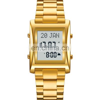 skmei 1815 digital azan qibla watch Muslim Prayer Watch jam tangan logo customized brand men watches