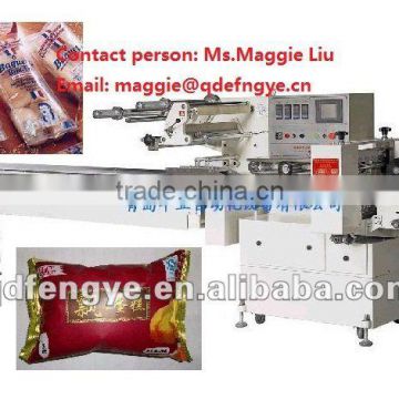 Automatic Pillow Packaging Machine Wrapping Machine for Bakery Bread