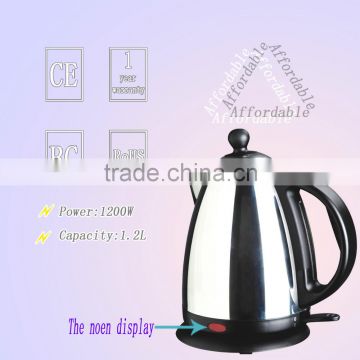 electrical appliances stainless steel electric kettle