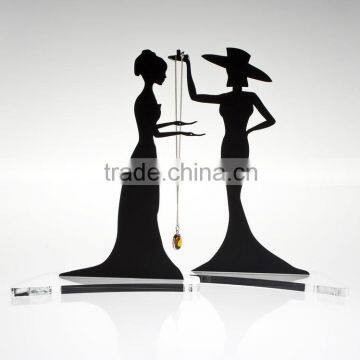Beautiful Human Shaped Acrylic Necklace Holder,Necklace Display Stands