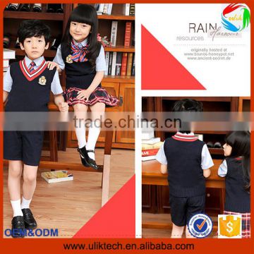 2016 Manufacturer new international school uniforms for korean school unifrom children wholesale high school unifroms (ulik-001)