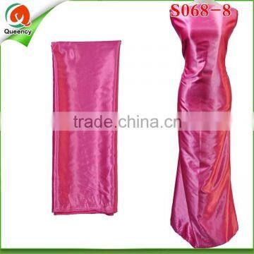 S068 New create design 59"(1.5m) Width Silk Satin Fabric Wedding Satin fabric for sewing and party decoration many color