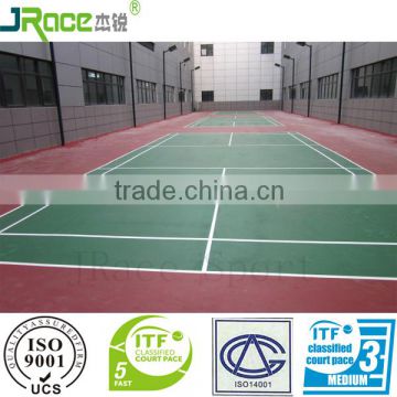 Outdoor SPU badminton court mat manufacturer