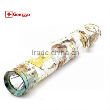 Goread Four-color camouflage bend head LED mini flashlight