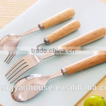 Promotional stainless steel fork and spoon set with competitive price