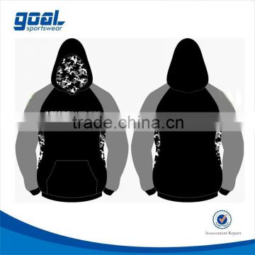 Excellent quality digital printing women short fashion hoodie