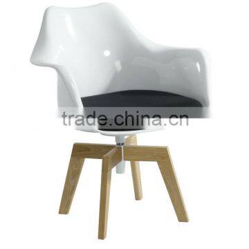 Leather FRP Diana Dinning Chairs