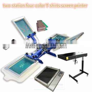 TM-R4k 4 color T-shirt Rotating Screen Printing Machine