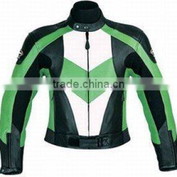 Leather Motorbike Racing Jacket