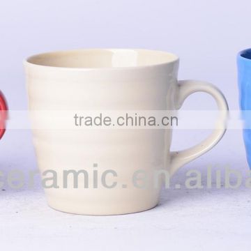 Factory Wholesale Assort colors glazed ceramic mug