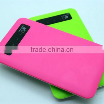 wholesale promotional 8000mah portable power bank charger/ mobile charger fit for all mobile phones