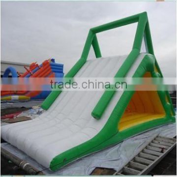 floating on water inflatable slide floating island inflatable water games