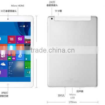 9.7 inch Tablet pc onda v919 3g air Win8 with original Office 365 SIM card slot