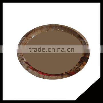 Round Metal Promotional Beer Tin Tray Factory Supply Round Bar Serving Tin Tray