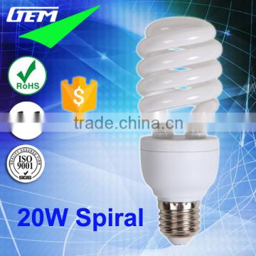 China CFL Principle Hot Sales Half Spiral Energy Efficient Bulb With Price