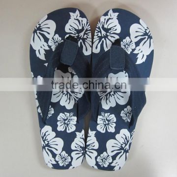best selling eva beach summer flipflops with flower printing