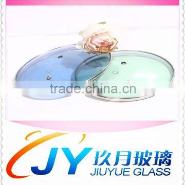 high Quality green blue G type Tempered glass lid