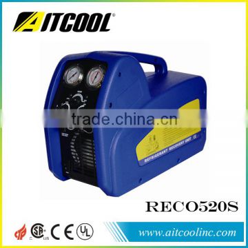 High performance 1HP car a/c R-134a refrigerant recovery recycling machine RECO520S