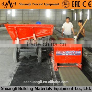 High density precast concrete hollow core slab making machine with low noise
