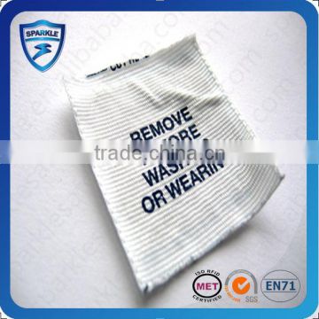 Cutomized Cheap Printed rfid cloth tag for frabic/ texitile for clothing shop