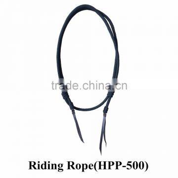 Equestrian Horse Riding Rope With Leather