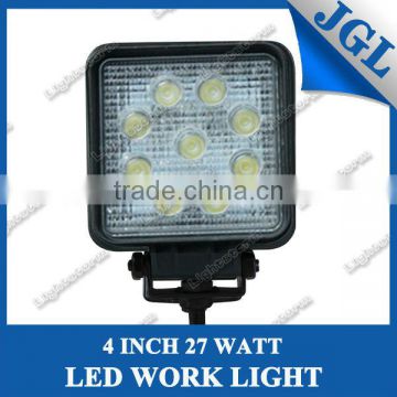 gz factory price led work lights,27w fog light for Jeep SUV ATV Off-road Truck,led working light