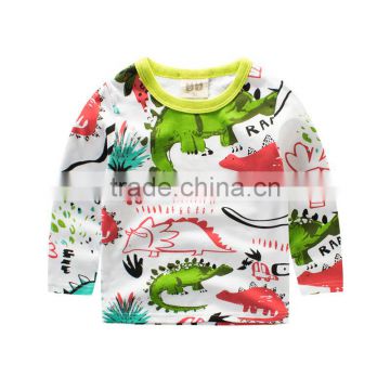 Baby Boys Clothes Dinosaur Cartoon T-Shirt Long Sleeve Tops for Boy