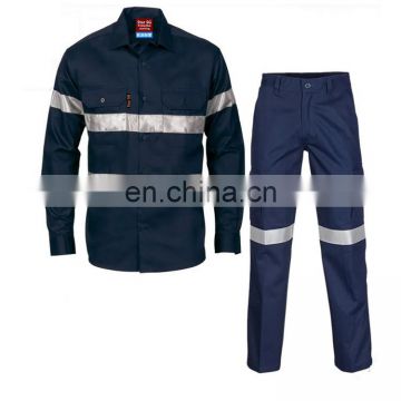 Factory OEM Supply Acid resistant clothes work shirt and trousers for chemical industry