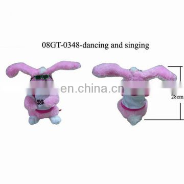 Funny Rabbit shaking Ears with Music ! Plush Singing and dancing Rabbit! BEST PRICE!