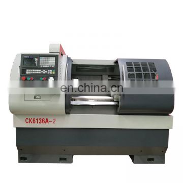 china cnc lathe + drilling machine for metal with tailstock CK6136A-2