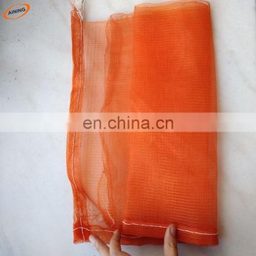 Mesh bag for vegetable HDPE Round wire plain woven packing garlic mesh bag