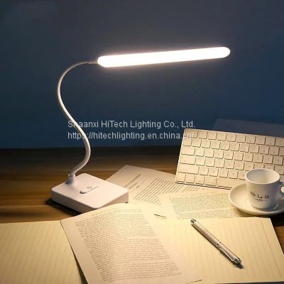 LED Desk Lamp 3 Mode Color Lighting Adjustabale Brightness Rechargeable USB LED Reading Lamp Eye Protection Study Light