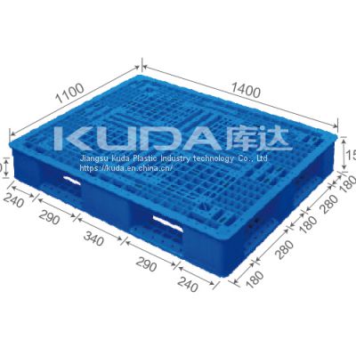 low cost distrubution pallet 1411B WGTZ PLASTIC PALLET from china manufacturer good quality